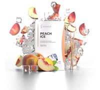 Wunder Cure Dents aromatisés en Bois de Bouleau - Pêche/Glace - 30 Cure-Dents aromatisés emballés Individuellement - Saveur Longue durée - Haleine fraîche - Aide aux Pauses sans Tabac - sans Sucre