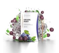 Wunder Cure Dents aromatisés en Bois de Bouleau - Raisin Menthe - 30 Cure-Dents aromatisés emballés Individuellement - Saveur Longue durée - Haleine fraîche - Aide aux Pauses sans Tabac - sans Sucre