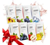 Wunder Cure-Dents avec Saveur - 240 Cure-Dents Individuels - 8 Saveurs Variées - Idéal pour Rafraîchir l’Haleine et Usage Quotidien