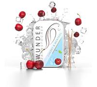 Wunder Cure-dents - Cerise mentholée - 100 cure-dents aromatisés - Cure-dents Cerise mentholée - contre la mauvaise haleine - haleine fraîche - Hygiène bucco-dentaire