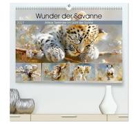 Wunder der Savanne. Afrikas Tierkinder im Licht der Sonne (hochwertiger Premium Wandkalender 2027 DIN A2 quer), Kunstdruck in Hochglanz: Poetische ... Tierkindern in ihrer natürlichen Umgebung