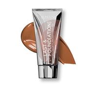 Wunder2 Last & Fond de Teint 24 Heures, Très Couvrant, Waterproof à l'Acide Hyaluronique, Teinte Chocolate, 50 g