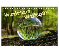 Wunderbare Waldkugeln (Tischkalender 2026 DIN A5 quer), CALVENDO Monatskalender: Das Leben ist eine Art Waldspaziergang - man muß nur ein bißchen auf ... und kann bedenkenlos die Schönheit genießen.