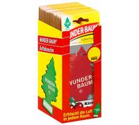 Wunderbaum Miracle Boîte de Coton 134206/24 Lot de 24 sapins désodorisants Senteur Cerise