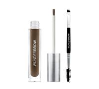 WUNDERBROW Gel à sourcils waterproof noir/marron intense - Couleur des sourcils durable et naturelle pour sourcils volumineux et définis