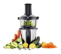 Wundermix WunderZoodler Extension Spiraliseur pour WunderSlicer Coupe-legumes electrique pour spaghettis de legumes et zoodle