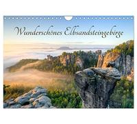 Wunderschönes Elbsandsteingebirge (Wandkalender 2026 DIN A4 quer), CALVENDO Monatskalender: Erleben Sie die Schönheit des Elbsandsteingebirges.