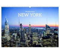 Wundervolles New York (Wandkalender 2026 DIN A2 quer), CALVENDO Monatskalender: Erlebe den pulsierenden Herzschlag von New York.