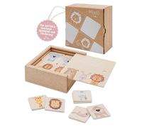 wunderwunsch smallfoot Jeu de mémo Montessori personnalisé jouet éducatif pour enfants, tout-petits et étudiants comme cadeau enfants à apprendre, personnalisé (sans nom)