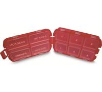 WUNDmed® 05-024 WUNDmed® Boîte à comprimés, couleurs assorties (rouge, vert, bleu, jaune, transparent)