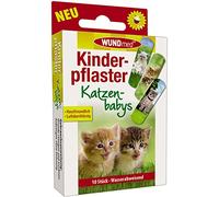 Wundmed Lot de 5 pansements pour bébé chat - 5 paquets de 10 (50 pièces)