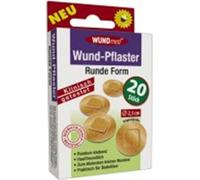 WUNDmed Pansement adhésif forme ronde couleur chair 2,5 cm 20 pièces