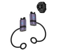 WUNIAK Lot de 2 adaptateurs de chargeur de type C pour Garmin Fenix 7/7 Pro, convertisseur de charge magnétique de type C pour Fenix 7/7 Pro, violet
