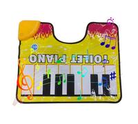 Wunikuda Tapis de toilette musical pour toilettes, piano, tapis de toilette, tapis de toilette, tapis de toilette, jouez des chansons avec vos pieds