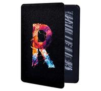 WunM Studio Coque pour 17,8 cm Tout Nouveau Kindle Oasis (10e génération, Version 2019 et 9e génération, Version 2017) Housse Coins renforcés étui Kindle Oasis, Lettre Majuscule Initiale r