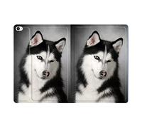 WunM Studio Coque pour 6,8" Tout Nouveau Kindle Paperwhite 11e génération 2021/édition Signature avec Mise en Veille automatique/KPW5/M2L3EK/mignon Animal Husky