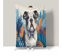 WunM Studio Couverture Vert Menthe,Animaux Paresseux C'est l'heure d'aller au lit. Flanelle Douce et Plaide - Couverture Adulte Enfant pour Canape et Lit,200x230cm