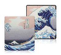 WunM Studio Étui Kindle Voyage 2014 - Étui Kindle Voyage pour Kindle Voyage (publié en 2014, modèle n° NM460Gz) - Étui Peint 3D HD avec Mise en Veille Automatique/Faire, Bonne qualité/Surf et Surf