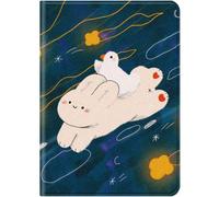 WunM Studio pour Amazon Kindle Paperwhite 1 2 3 （Kindle paperwhite1/2/3/958/899） Ultra Slim Smart Magnetic Leather Silicone Soft Cover Case Shell Smart Case, Mignon Lapin/Lapin du Nouvel an