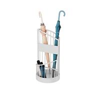 WUNMSKZR Porte-parapluies d'intérieur à 2 niveaux en métal pour entrée de parapluie pour famille, affaires, hôtel, bureau