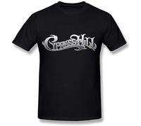 Wunod Men's Cypress Hill Logo Hip Hop Group T Shirt Black XL