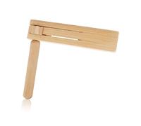 WUNZILO 1 pièce Crecelle en Bois, Jouets à Cliquet Manuels pour Enfants, Crecelle Enfant, Instruments de Musique Enfant, Créateur de Bruit à Cliquet en Bois, Bon pour Les Parties de Jeux
