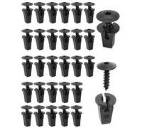 WUNZILO Ensemble de clips de fixation pour voiture, 30 pcs Vis Tôle Pour Garde, Vis Ailes Sous Le Capot Du Moteur, Agrafes Carrosserie pour Pare-Chocs Porte de Voiture Fender Push Kit de Remplacement