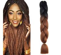 WUODHTW Braiding Hair Extension Braids Hair Hot Synthetic Crochet Twist Braid Hair Extension for Box Braids Synthetic Fiber for Women Cosplay Halloween (-B29)