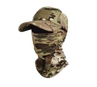 WUODHTW Cagoule masque de baseball camouflage casquette de baseball tactique chapeau pare-soleil casquette de sport chapeau de soleil chapeau de soleil masque facial, CP Camouflage, Taille unique