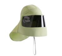 WUODHTW Chapeau de soleil avec visière de protection UV UPF 50+ chapeau de pêche avec rabat pour le visage et le cou pour la randonnée, l'extérieur, le cyclisme, Vert fruit UV, Taille unique