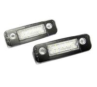 WUPEDI 2x LED Éclairage de plaque d'immatriculation Blanc Canbus, for Fiesta, V VI Fusion, for Mondeo, II Éclairage de plaque d'immatriculation de voiture