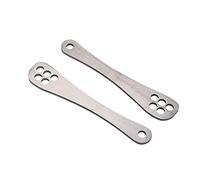 WUPEDI Accessoires de moto Liens d'abaissement Lien de levage Coussin de suspension arrière Levier de chute, for YBR250 YS250, for YBR 250 YS Kit de liaison d'abaissement de moto(Silver Lowering Link)