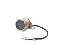 WUPEDI Affichage universel de l'instrument moto en cuivre à sept couleurs, compteur niveau d'huile, jauge LCD, tachymètre, vitesse numérique for Compteur de vitesse moto(Copper)