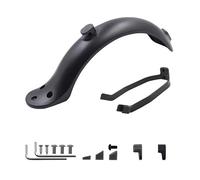 WUPEDI Ailes de Garde-Boue Scooter électrique, feu freinage, for Xiaomi, M365 Pro, Support arrière, vis Protection du, Partie Capuchon en Caoutchouc Garde-Boue(A-Black)