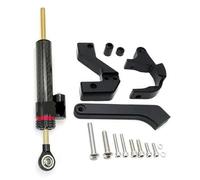 WUPEDI Amortisseur de direction, for VSETT, 10+ pièces rechange for scooter électrique, support stable Amortisseur de direction pour scooter électrique(BLACK Carbon Fibre2)