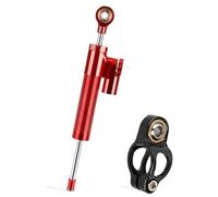 WUPEDI Amortisseur de stabilisateur direction, for ZERO, 10X, for Dualtron, Thunder, for VSETT, 10+ amortisseur Scooter électrique Amortisseur de direction pour scooter électrique(BLACK Red)