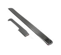 WUPEDI Bande de moulage for tableau bord, for Golf 6 MK6 2010-2013, garniture intérieure en fibre carbone, autocollant protection Bande de garniture de tableau de bord(BLACK Lhd)
