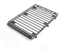 WUPEDI Barre de Toit en Tube métallique/Plaque de Bagage, for Axial Racing - SCX10 III, for Jeep, Wrangler - Rc Galerie de Toit pour Voiture(No Light)
