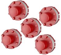 WUPÉDI Bobine de débroussailleuse, pour Einhell 3405096 ligne remplacement coupe-bordure à fil 2Mm GE-CT 36/30 Li E Solo Agillo 36/255 Bl 18/200 Bobine de tondeuse à gazon(BLACK 5pcs)