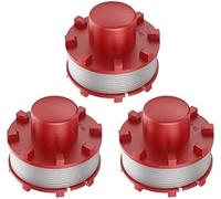 WUPÉDI Bobine de débroussailleuse, pour Einhell 3405096 ligne remplacement coupe-bordure à fil 2Mm GE-CT 36/30 Li E Solo Agillo 36/255 Bl 18/200 Bobine de tondeuse à gazon(BLACK 3pcs)