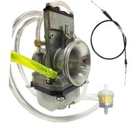 WUPÉDI Carburateur 32Mm 34Mm 38Mm 40Mm Lectron vitesse réglable puissance, pour Jet avec câble 250 Excf Sxf 400 SX/EXC 450 Glucides pour tracteur de jardin(BLACK 36mm)