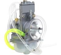 WUPÉDI Carburateur 38Mm 40Mm, pour puissance réglable en vitesse, pour Jet avec câble 250 390 510 FS/FE 450 550 Glucides pour tracteur de jardin(BLACK 38mm)