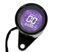 WUPEDI Compteur de vitesse numérique LCD universel rétroéclairé 12 V for moto, tachymètre, jauge niveau d'huile Compteur de vitesse moto