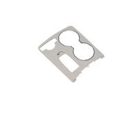 WUPEDI Couvercle de boîte de rangement de commande centrale for Mercedes-Benz Classe C W204 Classe GLK X204 2046800107 2046800307 2046802308 cadre de garniture de véhicule(C-grade round grey)
