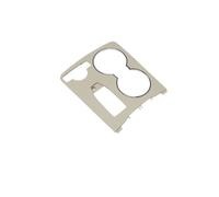 WUPEDI Couvercle de boîte de rangement de commande centrale for Mercedes-Benz Classe C W204 Classe GLK X204 2046800107 2046800307 2046802308 cadre de garniture de véhicule(C-grade round beige)