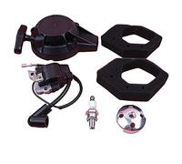 WUPEDI Démarreur à rembobinage recul, bobine d'allumage magnéto, filtre Air, jeu de cliquets griffes, pièce coupe for moteur GX25 4 temps Dispositif de démarrage pour machines de jardin