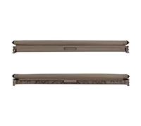 WUPEDI Ensemble de Couverture de Rideau de Pare-Soleil de Toit ouvrant panoramique de Voiture, for Renault, Koleos 2009 2010 2011 2012 2013 2014 2015 Pare-Soleil pour Toit ouvrant(Beige Front x Rear)