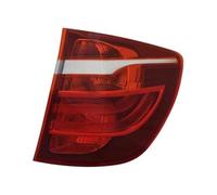 WUPEDI Feux arrière de voiture, for BMW, for X3 for F25 2011-2016 freinage d'arrêt Clignotant Feu antibrouillard Ensemble feux latéraux extérieurs à LED Feu arrière avec clignotant(Black OUTER R)
