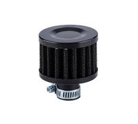 WUPEDI Filtre à air de voiture 12 mm 25 for moto, prise d'air froid, couvercle ventilation carter haut débit, for MINI, filtres reniflard Filtre d'admission pour moteur de moto(12MM BLACK)