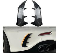 WUPEDI for, for, for Classe A, W177, for Berline, A180 A200 A35 2018+ Pièces de Voiture Couvercle de Lame de Vent d'air de Pare-Chocs arrière lèvre de diffuseur arrière(Carbon Look)